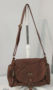 Timi & Leslie Brown Leather Diaper Bag