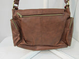 Timi & Leslie Brown Leather Diaper Bag