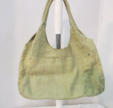 Perlina Soft Leather Olive Green Shoulder Bag