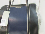 Kenneth Cole Reaction Charlie Navy/Black/Dove Faux Leather Tote