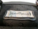 Sophia Caperelli Black Canvas Shoulder Purse