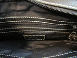 Sophia Caperelli Black Canvas Shoulder Purse