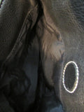 Sophia Caperelli Black Canvas Shoulder Purse