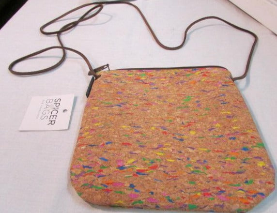 Spicer Multicolored Cork Crossbody Bag - NWT