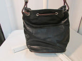 Jackson Drawstring Vinyl Bucket Bag