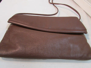 Four Seasons Brown Faux Leather Crossbody Purse