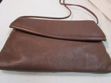 Four Seasons Brown Faux Leather Crossbody Purse
