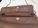 Four Seasons Brown Faux Leather Crossbody Purse