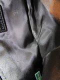 Lauren Ralph Lauren Black Nylon Flap Shoulder Purse