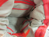 Isaac Mizrahi Live! Red Leather Tote