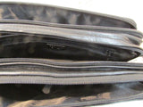 Perlina NY Black Leather Shoulder Purse