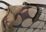Kate Spade Brown Canvas with Leather Trim Satchel Purse