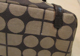 Kate Spade Brown Canvas with Leather Trim Satchel Purse