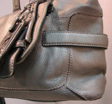 Sophia Caperelli Satchel Green Leather Shoulder Bag