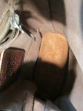Brighton Vintage Brown Leather Bucket Shoulder Bag