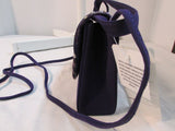Milano Paris of New York Purple Lace with Rhinestone Evening Bag