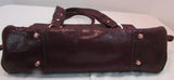 La Gioe di Toscana Burgundy Leather Satchel