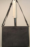 Bruno Magli Made in Italy Grey Suede Shoulder Bag