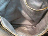 Elliott Lucca Black Leather with Braided Shoulder Strap Purse