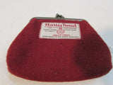 Harris Tweed Coin Purse Red