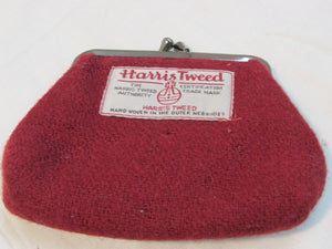 Harris Tweed Coin Purse Red
