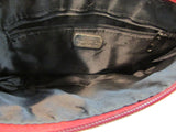 Mila Paoli Burgundy Leather Purse Pocketbook