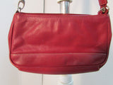 Mila Paoli Burgundy Leather Purse Pocketbook