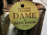 Dame by David Mehler Metallic Gold/Copper/Silver Drawstring Shoulder Bag