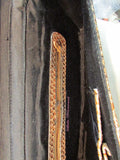 Lulu Townsend Brown Snakeskin Clutch