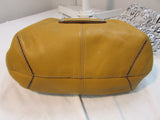 Sophia Caperelli Leather Mustard Color Hobo Bag