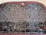 Betsey Johnson Purple Metallic Faux Leather Bag