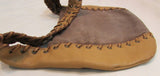 Nordstrom Tan Leather and Brown Suede Small Hobo Purse