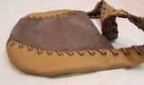 Nordstrom Tan Leather and Brown Suede Small Hobo Purse