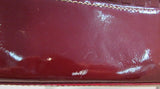 Arcadia Burgundy Genuine Patent Leather Made in Italy Tote