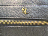 Elliott Lucca Black Pebble Leather Crossbody