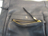 Elliott Lucca Black Pebble Leather Crossbody