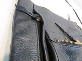 Elliott Lucca Black Pebble Leather Crossbody