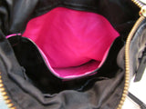 Elliott Lucca Black Pebble Leather Crossbody