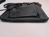 Elliott Lucca Black Pebble Leather Crossbody