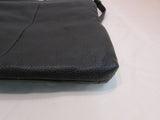 Elliott Lucca Black Pebble Leather Crossbody
