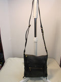 Elliott Lucca Black Pebble Leather Crossbody