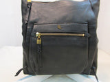 Elliott Lucca Black Pebble Leather Crossbody
