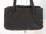 Walborg Black Beaded Handbag