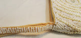 Beaded Light Yellow Wristlet