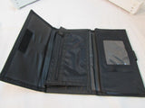 Classics Black Quilted Canvas Organizer Wallet