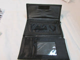 Classics Black Quilted Canvas Organizer Wallet