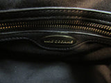 Like Dreams Black and White Striped Satchel Purse