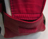 Delicious Vinyl Red and Cow Print Shoulder Handbag