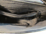 Vintage Moda Italiana All Black Leather Purse