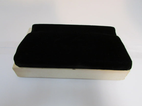 Vintage Bobbie Jerome Black Velvet Clutch